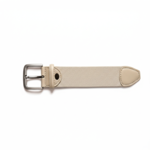 Beige Canvas Belt