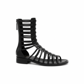 Black Gladiator Sandals