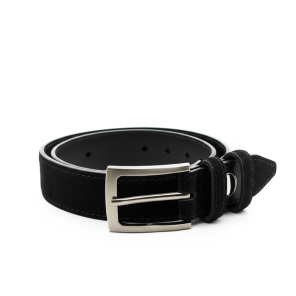 Black Suede Belt