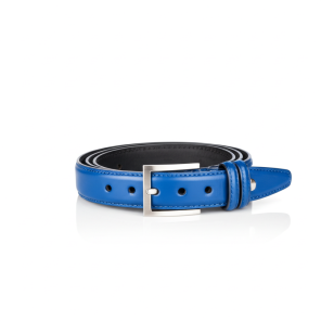 Blue Leather Belt