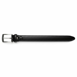 Classic Black Leather Belt