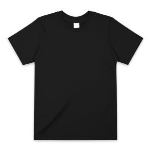 Kids Black Graphic T-Shirt