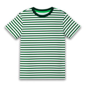 Kids Green Striped T-Shirt