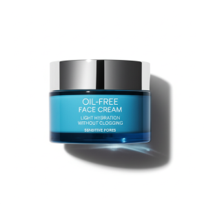 Oil-Free Gel Face Cream for Light Hydration Without Clogging Sensitive Pores
