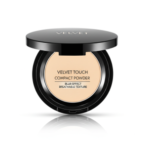 Velvet Touch Compact Powder with Blur Effect and Breathable Texture